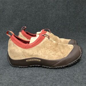 Merrell Improv Moc Tumbleweed Brown Earth Tone Suede Hiking Shoes Women’s Sz 7.5